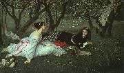 James Tissot Le Printemps (Spring) France oil painting reproduction